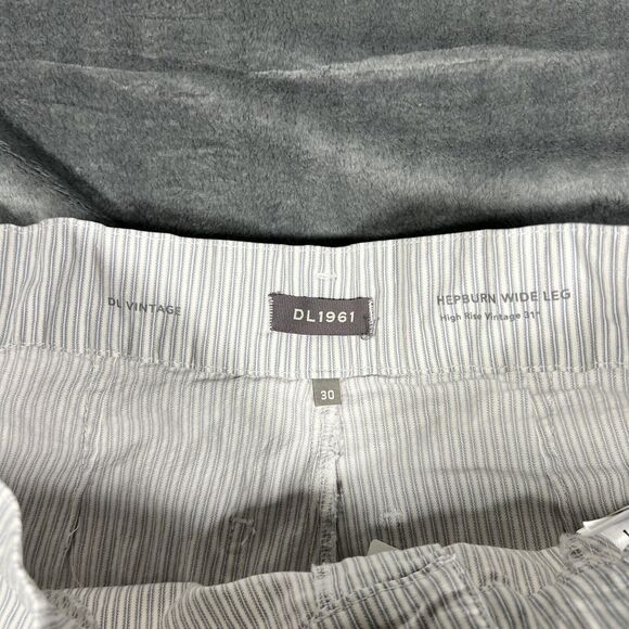 DL1961 Light Gray Wide Leg Pants - Picture 12 of 16